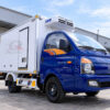 Hyundai H150 thùng đông lạnh – góc trước phải tại kho xưởng THE Q AUTO